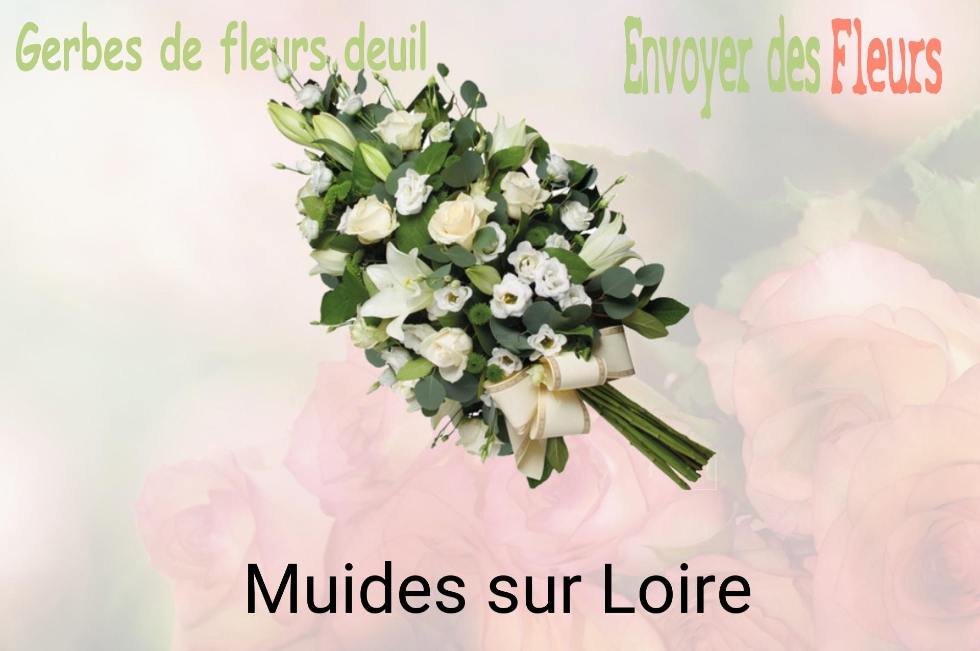 Gerbe de fleurs de deuil livrée à Muides-sur-Loire